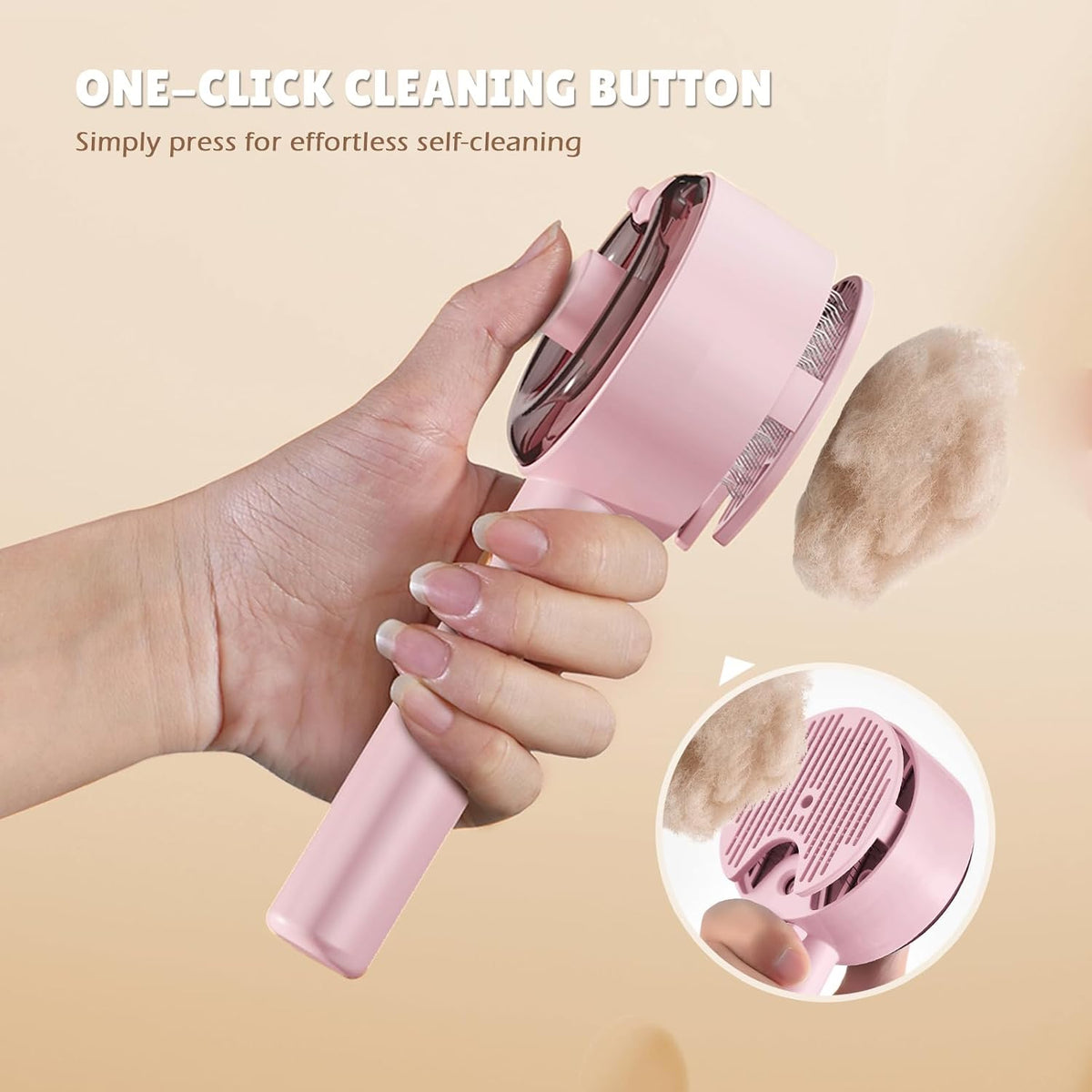 Cat Steam Brush for Indoor Cats, Spray Cat Deshedding Brush for Grooming