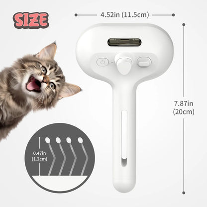 3-In-1 Pet Grooming Brush – Easy Dematting & Deshedding Tool for Dogs & Cats